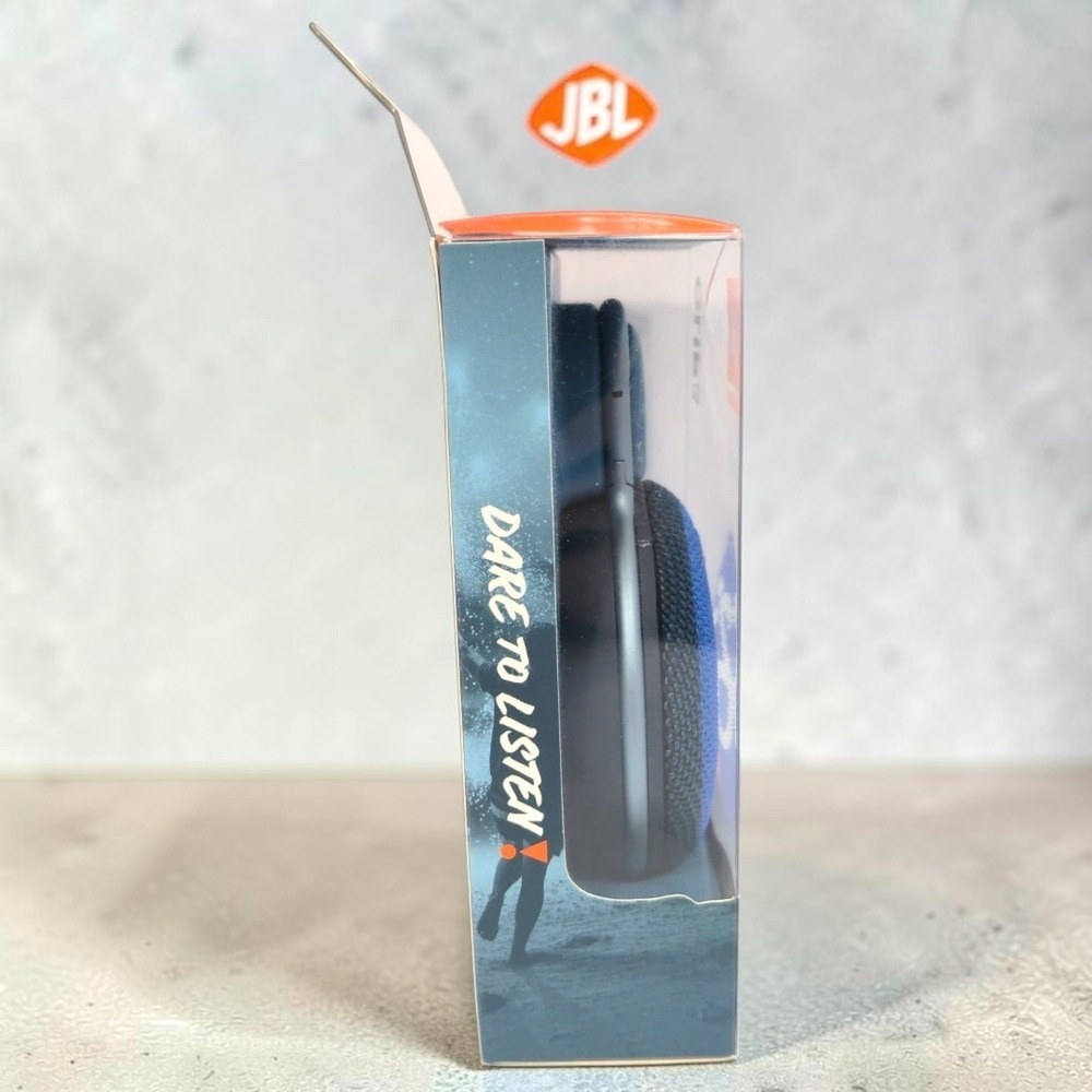 JBL Clip 3 Portable Bluetooth Speaker Waterproof Blue Glasses Graphic NIB New - Picture 5 of 7
